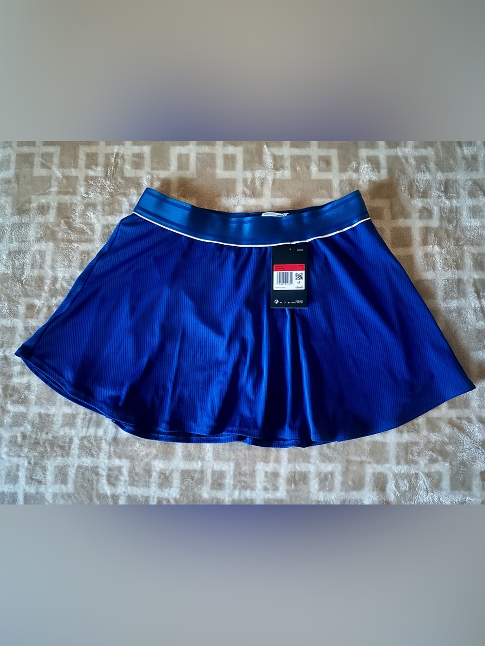 Nike Blue Circle Skater Skort with White Trim